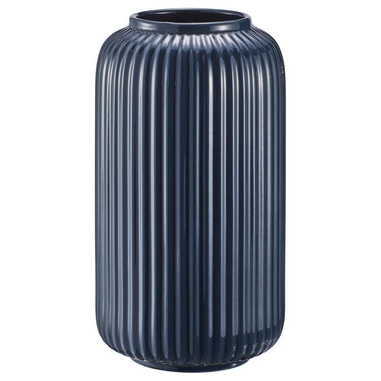 Stilren اشتر STILREN مزهرية, أزرق غامق, 22 سم بأفضل الأسعار - IKEA