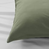 ÄNGSLILJA Pillowcase, grey-green, 50x80 cm