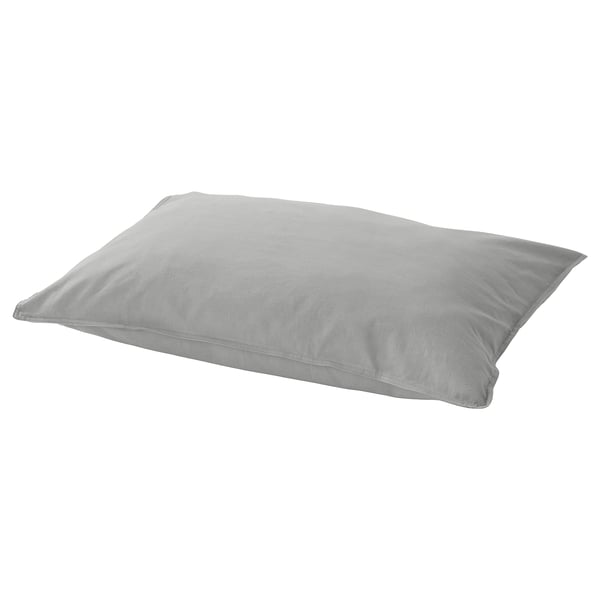 ÄNGSLILJA Pillowcase, grey, 50x80 cm