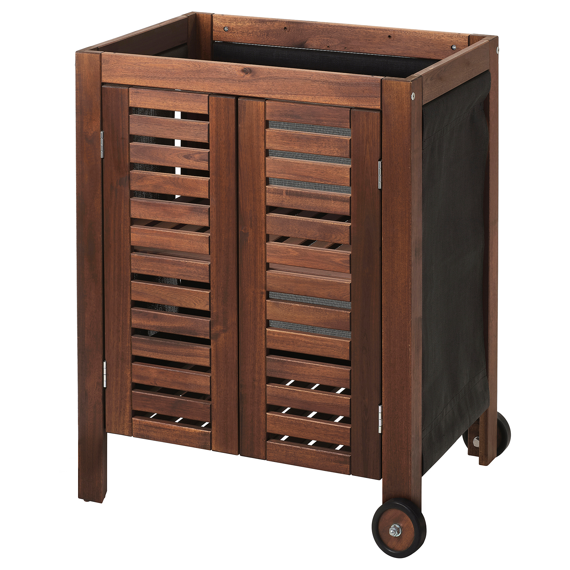 ÄPPLARÖ Storage outdoor, brown stained, 77x58 cm IKEA