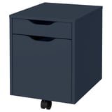ALEX Drawer unit, black-blue, 36x50 cm
