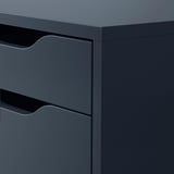 ALEX Drawer unit, black-blue, 36x50 cm