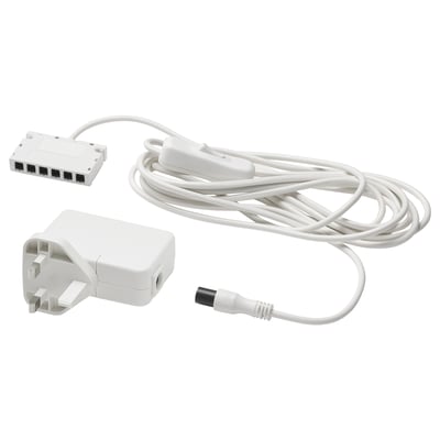 ANSLUTA LED driver with cord, white, 19 W