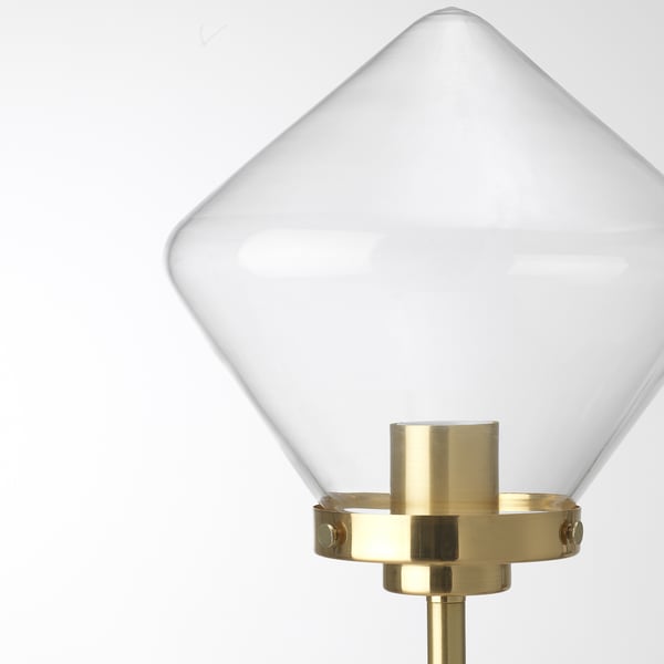 atersken مصباح ارضي زجاج شفاف ikea