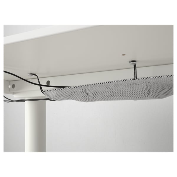 BEKANT Desk sit/stand, white, 120x80 cm