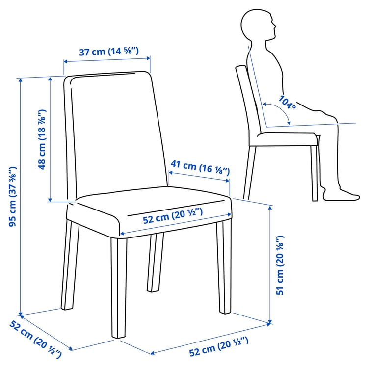 BERGMUND كرسي, Gunnared رمادي معتدل IKEA