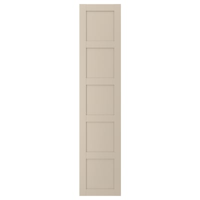 BERGSBO Door, grey-beige, 50x229 cm