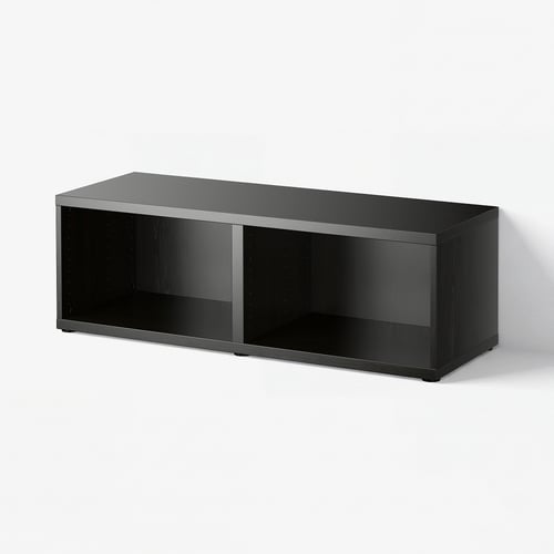 BESTÅ Frame, black-brown, 120x40x38 cm