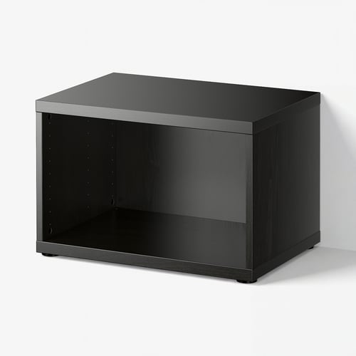 BESTÅ Frame, black-brown, 60x40x38 cm