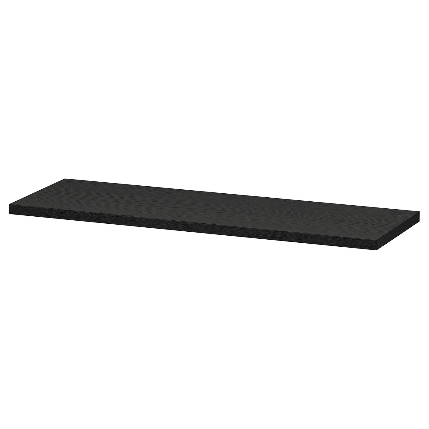 BILLY shelf, black oak effect, 76x26 cm IKEA