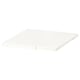 BOAXEL white shelf - sturdy, adjustable metal storage solution.