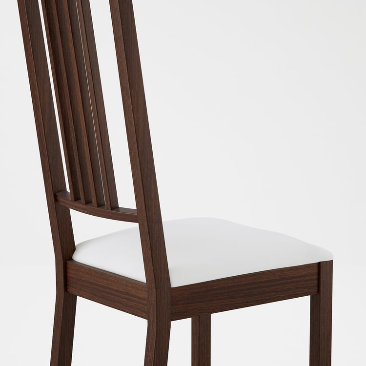 BÖRJE Chair, Brown/Gobo white IKEA