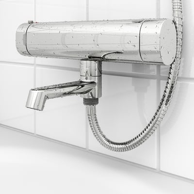 BROGRUND Thermostatic bath/shower mixer, chrome-plated, 150 mm