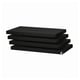 Option: BROR Shelf, black, 84x54 cm