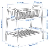 BUSKBO Plant stand, rattan, 60 cm
