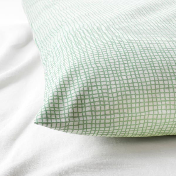 Bussig Quilt Cover Pillowcase For Cot Multicolour Green Ikea