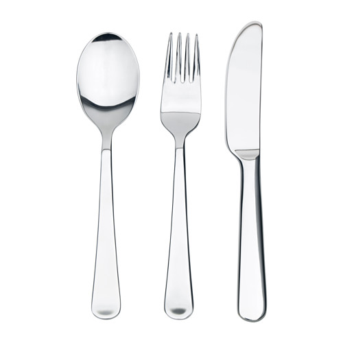 DRAGON Children's 3piece cutlery set IKEA