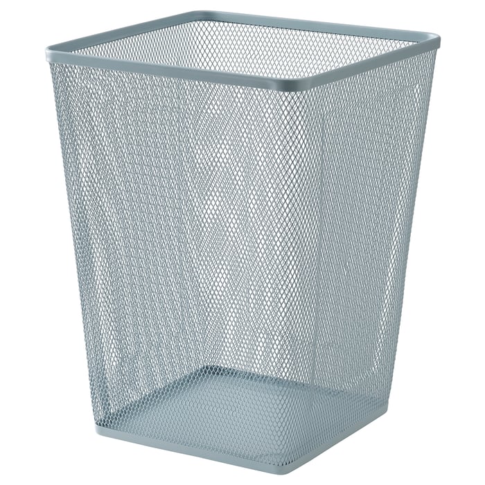 DRÖNJÖNS wastepaper basket, light greyblue IKEA