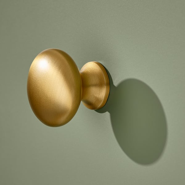 ENERYDA Knob, brass-colour, 27 mm