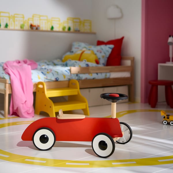 FÄLTHARE Ride-on toy car, red