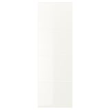 FÄRVIK 4 panels for sliding door frame, white glass, 75x236 cm