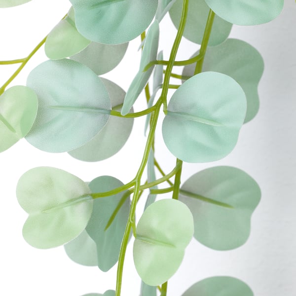 FEJKA Artificial plant with wall holder, in/outdoor/green/lilac