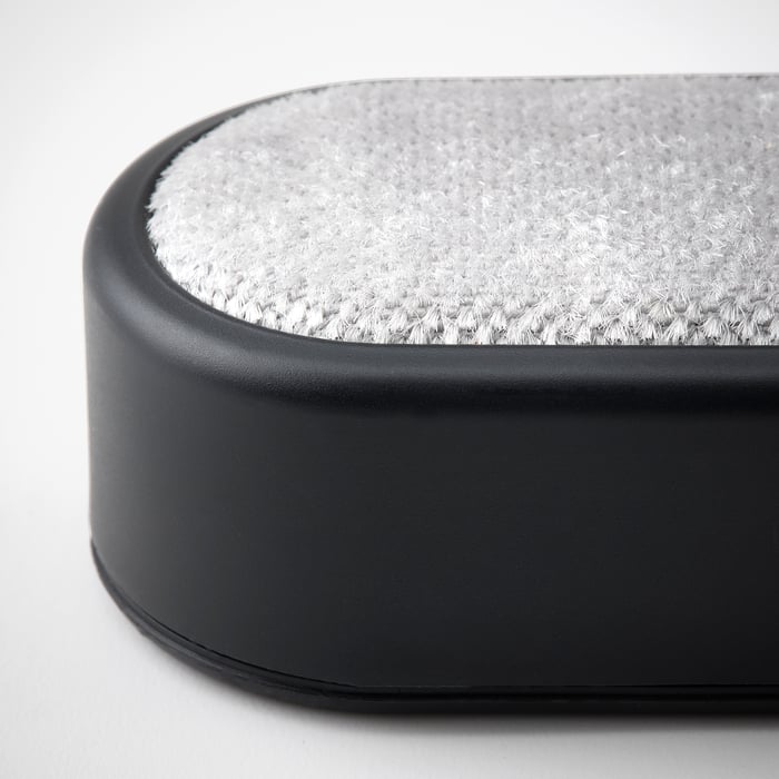 FRUKTPLOCKARE lint brush, black/light grey, 12x6x4 cm IKEA