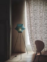 FYXNÄS Floor lamp, turquoise