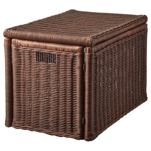 Gabbig Storage Box Dark Brown Ikea