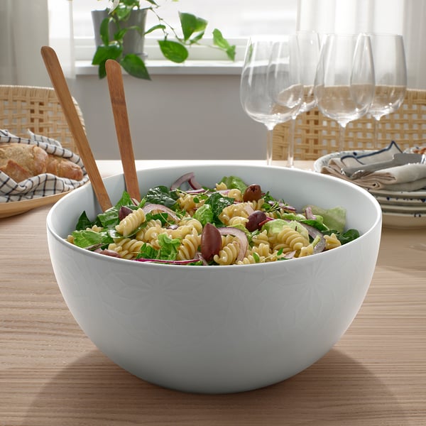 GOKVÄLLÅ Bowl, white, 21 cm