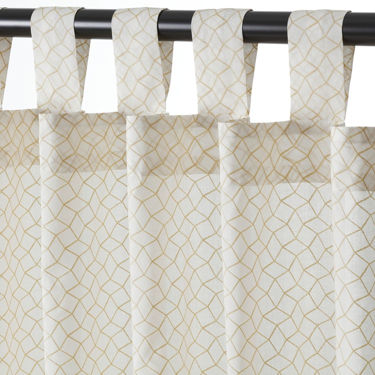 GOKVÄLLÅ sheer curtains, 1 pair, printed, 145x300 cm IKEA