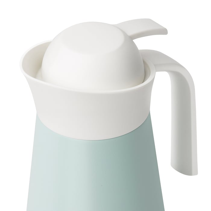 GOKVÄLLÅ vacuum flask, light blue, 1.5 l IKEA