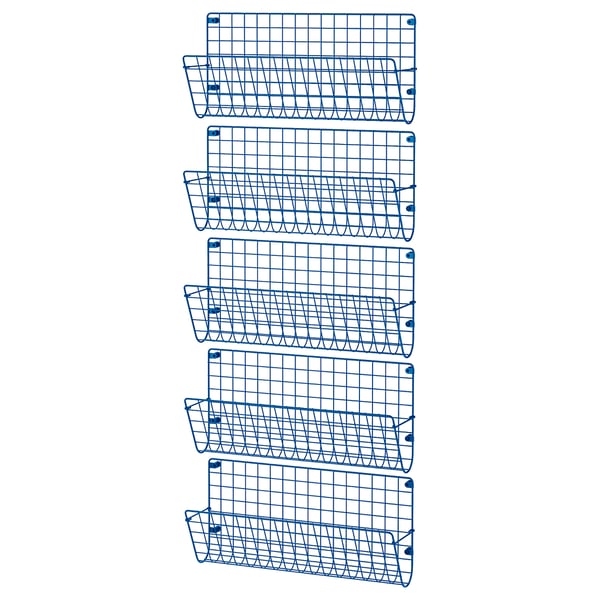 GREJIG Hallway furniture, set of 5, blue