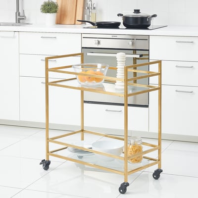 GROERYD Trolley, bronze-colour, 72x37x80 cm