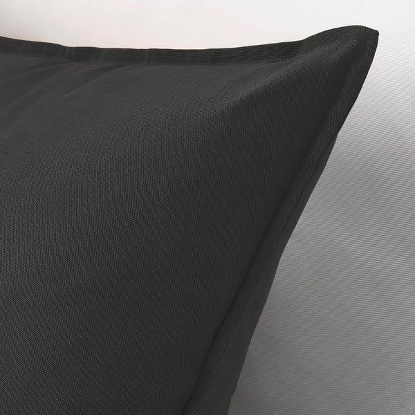 GURLI Cushion cover, dark grey, 65x65 cm IKEA