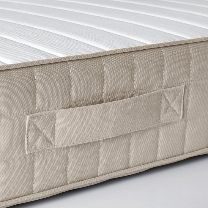 HAFSLO Sprung mattress, extra firm/beige, 160x200 cm IKEA