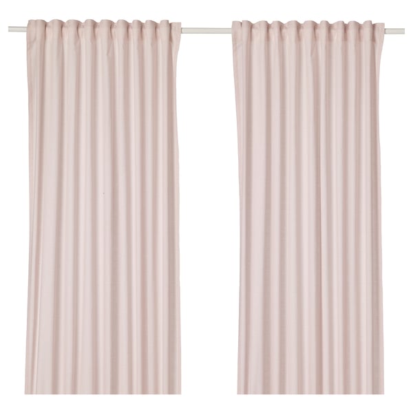 Hannalill Curtains 1 Pair Pink Ikea
