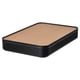 A black HARVMATTA organiser box with a cork lid, rectangular shape, and sturdy metal base.