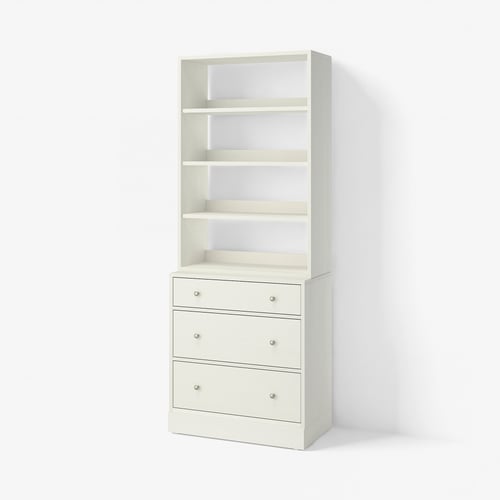 HAVSTA Storage combination, white, 81x47x212 cm