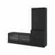 HAVSTA TV storage combination, black, 241x47x212 cm