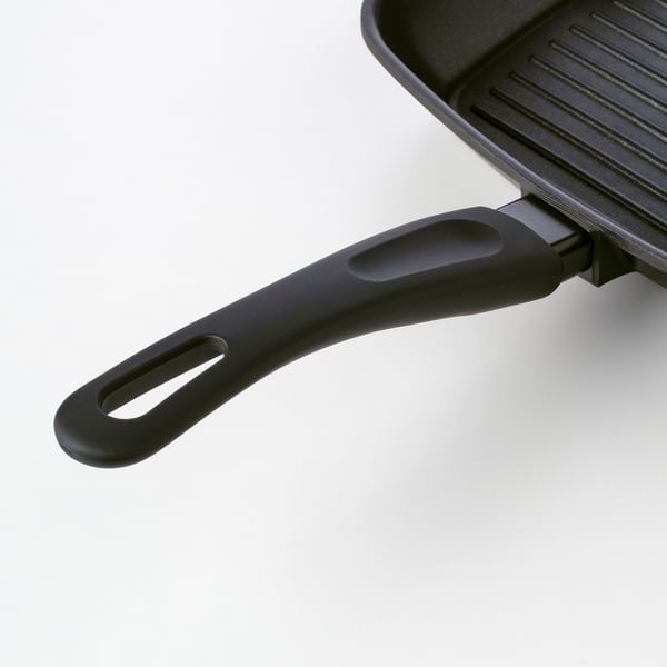 HEMLAGAD grill pan, black, 28x28 cm IKEA