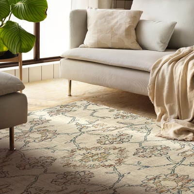 HOLSTEBRO Rug, low pile, beige, 160x240 cm