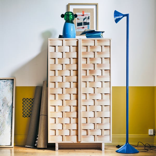 IKEA PS 2026 Floor uplighter, blue, 182 cm