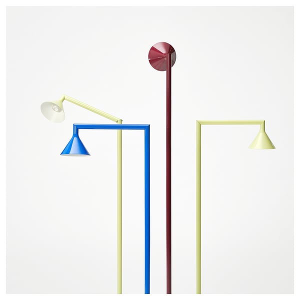 IKEA PS 2026 Floor uplighter, dark red, 182 cm