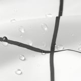 JÄMTSTARR Shower curtain, white/check, 180x200 cm