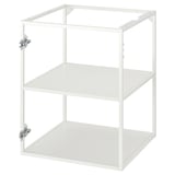 JÄRNBODA Base cabinet, with shelf/white, 60x60x75 cm