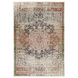 JEJSING Rug, low pile, red/grey-brown stained, 160x235 cm