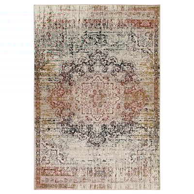 JEJSING Rug, low pile, red/grey-brown stained, 160x235 cm