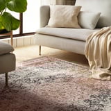 JEJSING Rug, low pile, red/grey-brown stained, 200x300 cm
