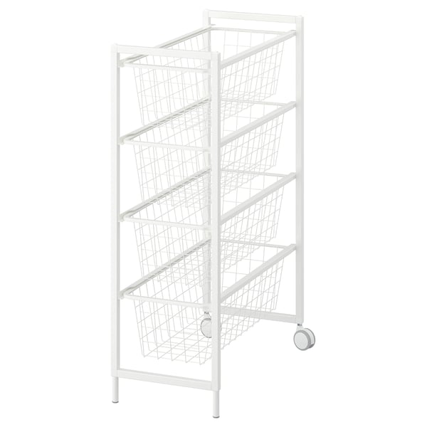 JONAXEL Storage combination, white, 25x51x73 cm